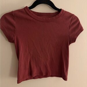 Brandy Melville Terracotta Crop Top